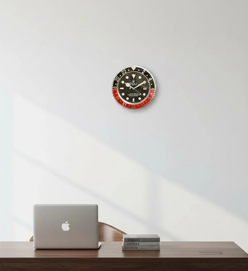 Rolex-Inspired GMT Wall Clock