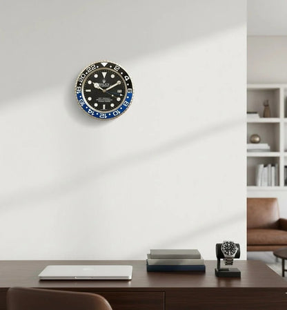 Rolex-Inspired GMT Wall Clock