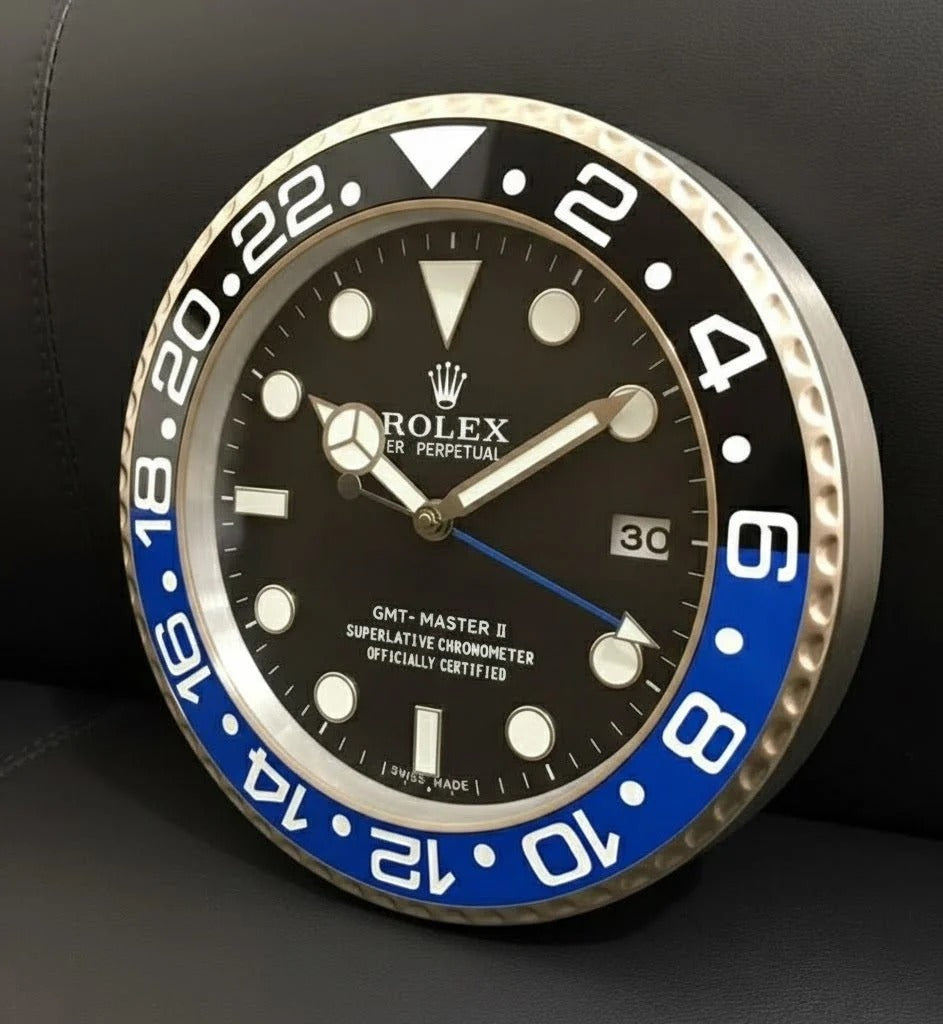 Rolex-Inspired GMT Wall Clock